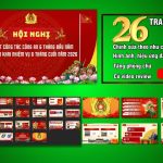 Mẫu slide hội nghị Sơ kết công tác Công an 6 tháng đầu năm 2026