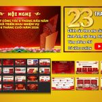 Slide Hội nghị sơ kết 6 tháng đầu năm, tặng kèm phông chữ
