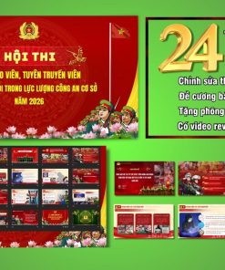 Slide báo cáo viên tuyên truyền viên pháp luật giói trong lực lượng Công an Nhân dân, 2026