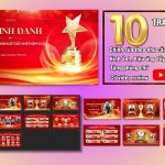 Slide vinh danh cá nhân và tập thể xuất sắc, tặng phông chữ