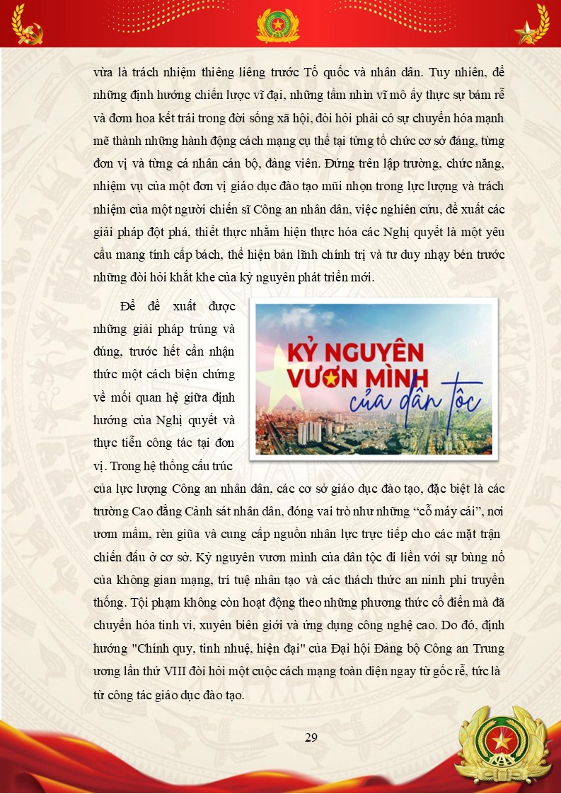Mẫu bài cuộc thi tìm hiểu Nghị quyết Đại hội Đại biểu toàn quốc lần thứ XIV của Đảng Cộng Sản Việt Nam 10 TÌM HIỂU NGHỊ QUYẾT ĐẠI HỘI ĐẠI BIỂU TOÀN QUỐC LẦN THỨ XIV CỦA ĐẢNG CỘNG SẢN VIỆT NAM VÀ NGHỊ QUYẾT ĐẠI HỘI CAND