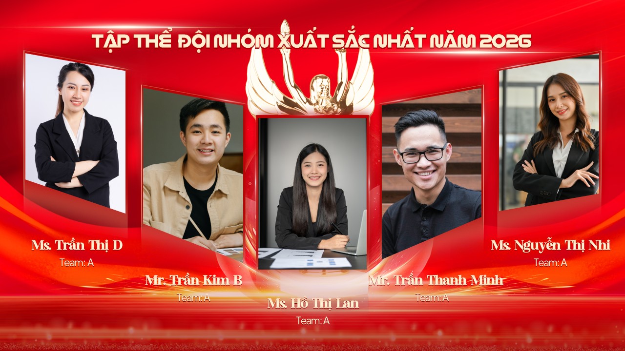 Vinh danh tập thể đội nhóm