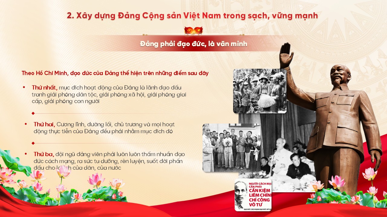 Xây dựng Đảng Cộng sản Việt Nam trong sạch, vững mạnh
