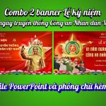 Banner lễ kỷ niệm 81 năm ngày truyền thống Công an Nhân dân Việt Nam