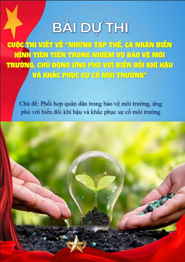 Cuộc thi viết về bảo vệ môi trường trong quân đội năm 2026