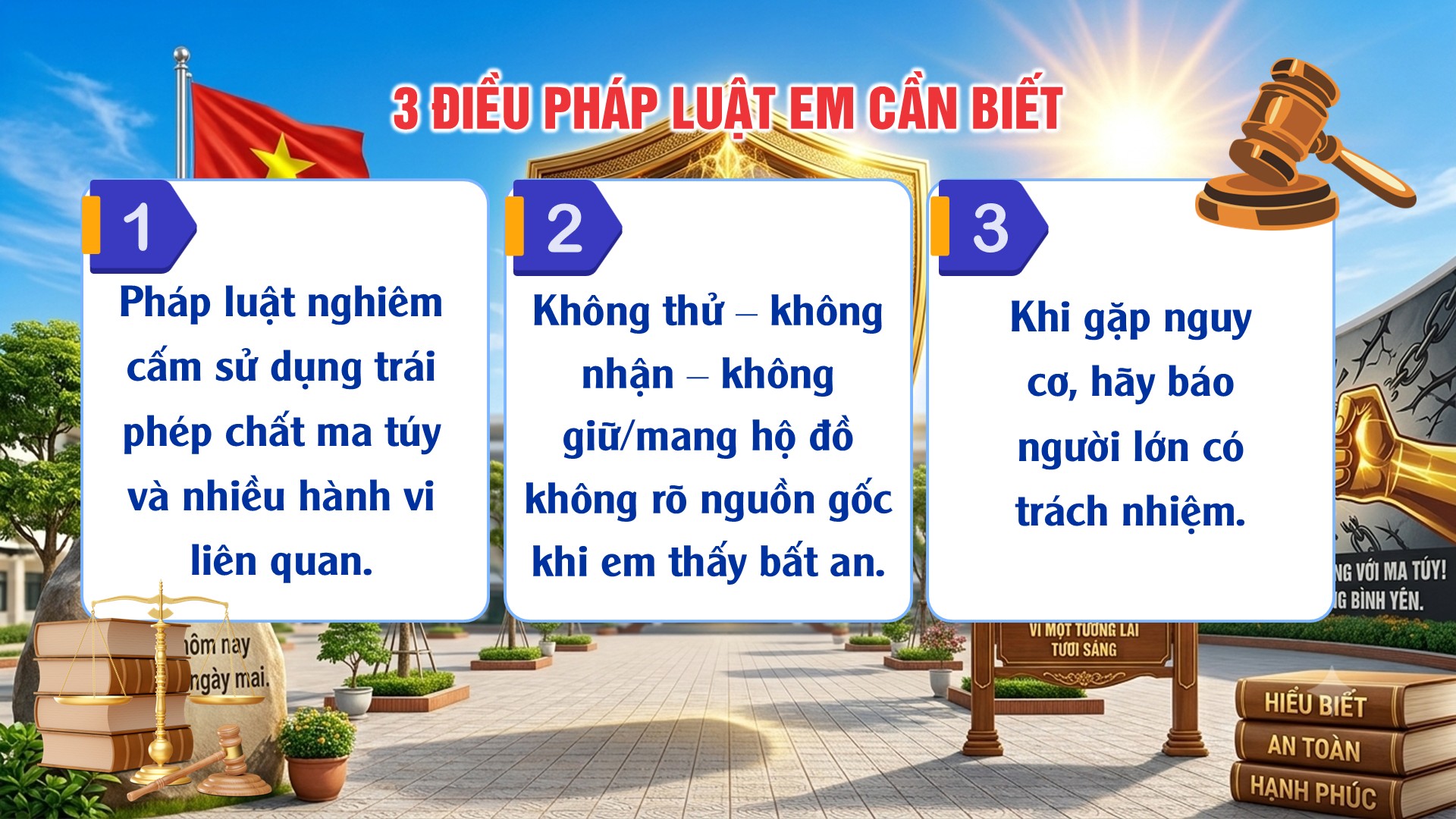 3 Điều pháp luật học sinh cần biết