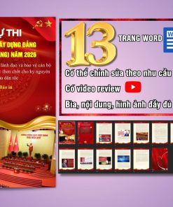 Bài dự thi Giải Báo chí về xây dựng Đảng ( giải Búa Liềm Vàng ) năm 2026