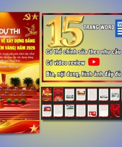 Bài dự thi Giải Báo chí về xây dựng Đảng (giải Búa liềm vàng) loại hình báo in