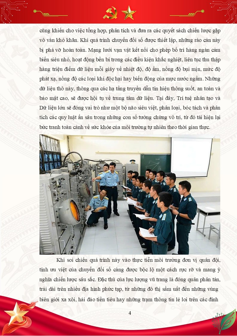 Bản Word bài dự thi cuộc thi viết về bảo vệ môi trường trong quân đội năm 2026 8 Các cán bộ chiến sĩ ứng dụng trí tuệ nhân tạo bảo vệ môi trường