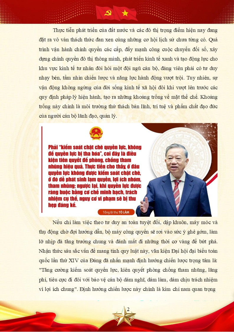 Bài dự thi Giải Báo chí về xây dựng Đảng ( giải Búa liềm vàng ) năm 2026 3 Công tác xây dựng và chỉnh đốn Đảng đòi hỏi những bước chuyển biến thật sự mạnh mẽ, toàn diện