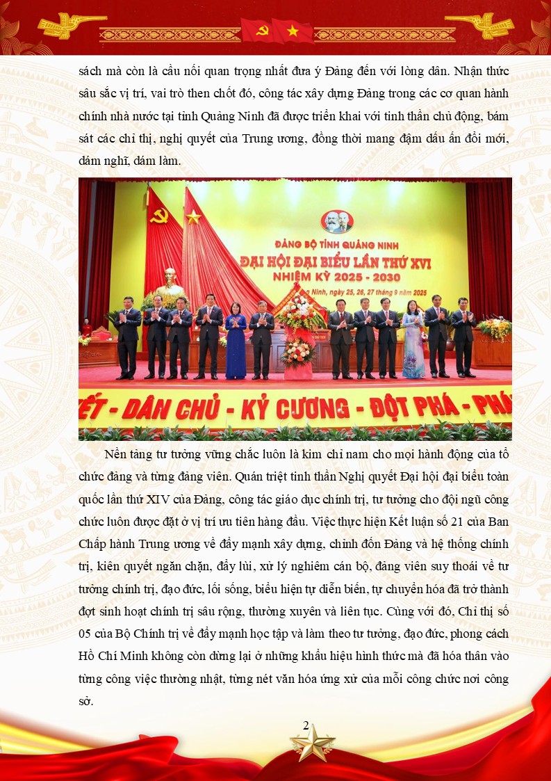 Đại hội Đảng bộ Tỉnh Quảng Ninh lần thứ I nhiệm kỳ 2025 - 2030