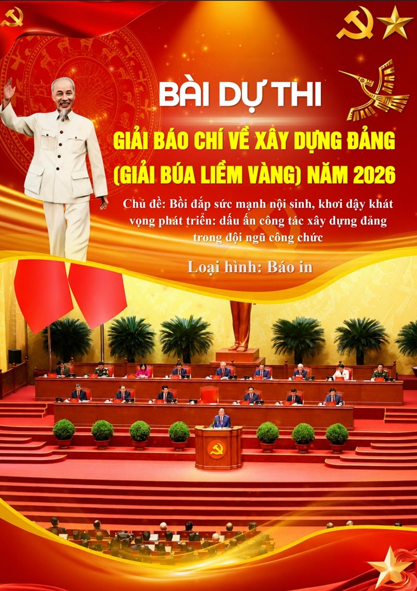 Giải báo chí về xây dựng Đảng năm 2026