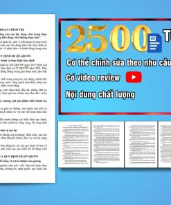 Mẫu đề cương sinh hoạt Chính trị về quy định số 207- QĐTW