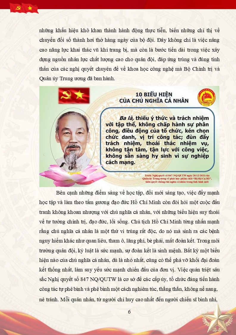 Phẩm chất bộ đội Cụ Hồ