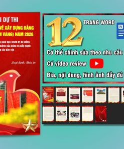 Bài viết dự thi Giải Búa liềm vàng (Giải báo chí về xây dựng Đảng) năm 2026