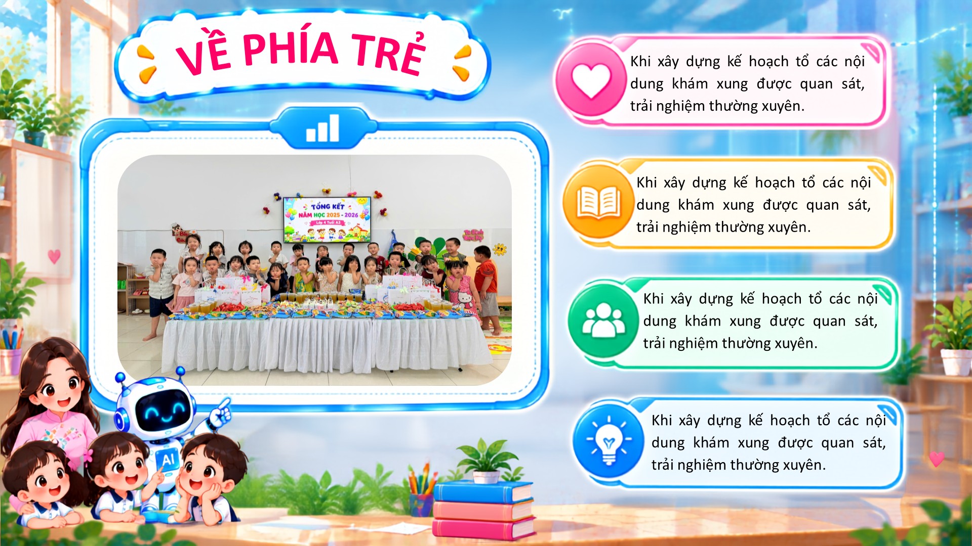 Slide biện pháp thi giáo viên dạy giỏi năm học 2026 - 2027 5 Hiệu quả đạt được về phía trẻ