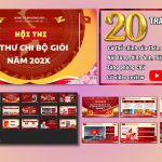 Slide Hội thi Bí thư Chi bộ giỏi 20 trang, tặng phông chữ