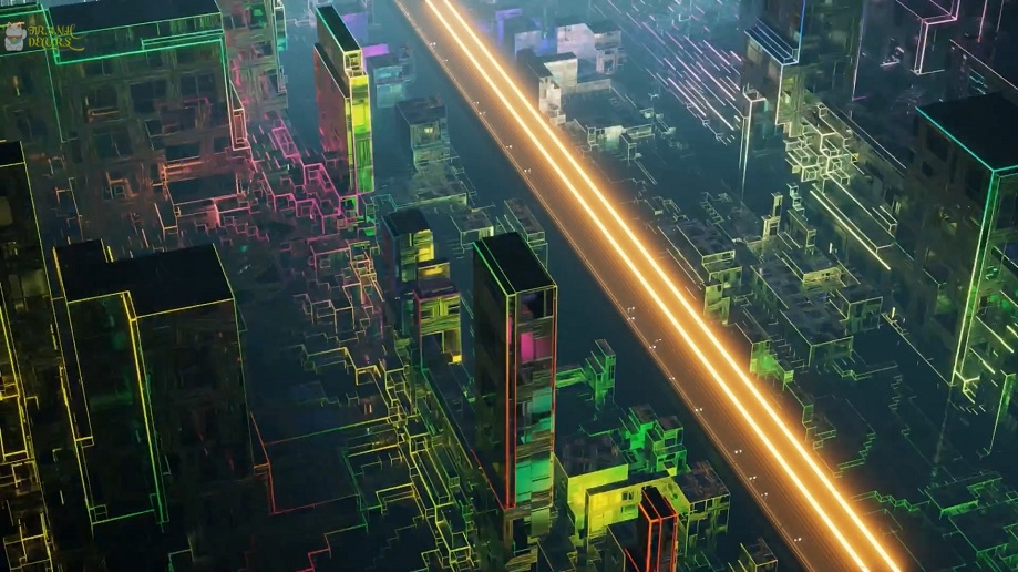 Video màn hình LED thành phố công nghệ